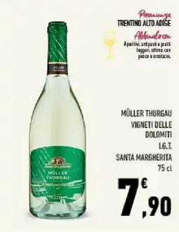 Conad Tuday Müller Thurgau vigneti delle dolomiti offerta