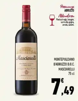 Conad Tuday Montepulciano d'Abruzzo D.O.C. Masciarelli offerta