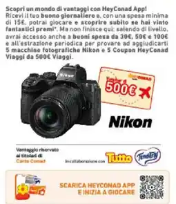 Conad Tuday Nikon offerta