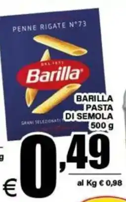 DEM Barilla penne rigate n°73 offerta
