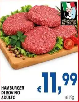 DEM Hamburger di bovino adulto offerta