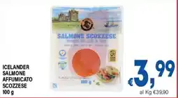 DEM Icelander Salmone affumicato scozzese offerta