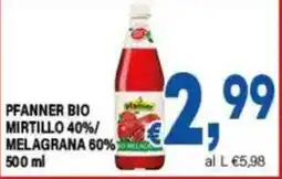 DEM Pfanner bio mirtillo melagrana offerta