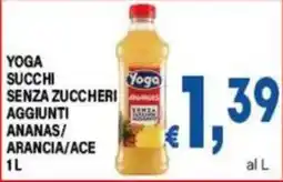 DEM Yoga succhi senza zuccheri aggiunti ananas offerta