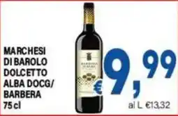 DEM Marchesi di Barolo Dolcetto Alba DOCG/Barbera offerta