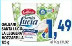 DEM Galbani Santa Lucia la leggera mozzarella offerta