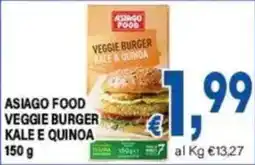 DEM Asiago Food Veggie Burger Kale e Quinoa offerta