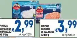 DEM Findus burger di merluzzo offerta