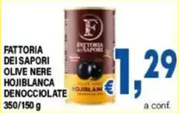 DEM Fattoria dei Sapori olive nere hojiblanca denocciolate offerta
