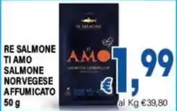 DEM Re Salmone ti amo salmone norvegese affumicato offerta
