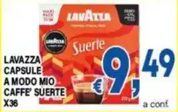 DEM Lavazza capsule a modo mio caffe' suerte offerta