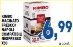DEM Kimbo macinato fresco napoli compatibili nespresso offerta
