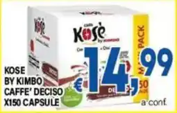 DEM Kose by Kimbo Caffè Deciso offerta