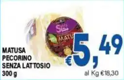 DEM Matusa pecorino senza lattosio offerta