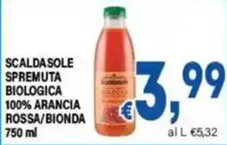 DEM Scaldasole spremuta biologica 100% arancia rossa/bionda offerta