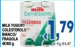 DEM Milk Yogurt Colesterolo Bianco/Fragola offerta