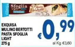 DEM Exquisa Mulino Bertotti Pasta Sfoglia Light offerta