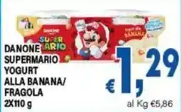 DEM Danone Super Mario Yogurt alla banana offerta