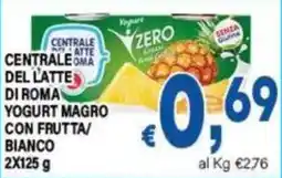 DEM Yogurt magro con frutta bianco offerta