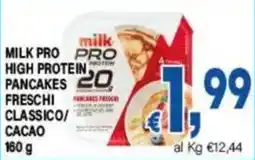 DEM Milk Pro high protein pancakes classico offerta