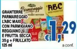 DEM L'ABC maxi con Parmigiano Reggiano e frutta secca offerta