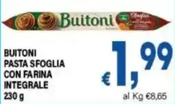 DEM Buitoni pasta sfoglia con farina integrale offerta