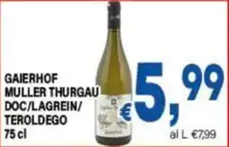 DEM Gaierhof Muller Thurgau offerta