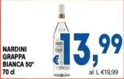 DEM Nardini grappa bianca 50° offerta
