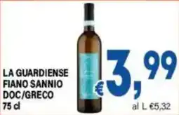 DEM La guardiense fiano sannio doc/greco offerta
