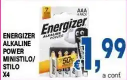 DEM Energizer alkaline power mini stilo offerta