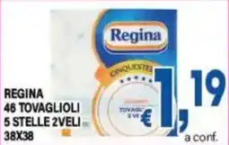DEM Regina tovaglioli 5 stelle 2 veli offerta