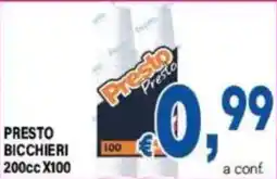 DEM Presto bicchieri offerta