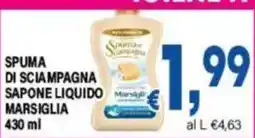 DEM Spuma di sciampagna sapone liquido Marsiglia offerta
