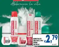 DEM Borotalco deo roll-on/spray offerta