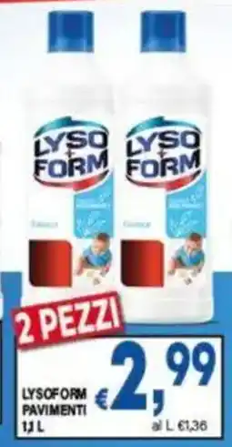 DEM Lysoform pavimenti offerta