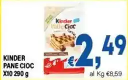 DEM Kinder Pane Cioc offerta