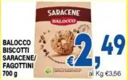 DEM Balocco biscotti saracene/fagottini offerta