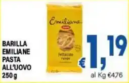 DEM Barilla Emiliane pasta all'uovo offerta