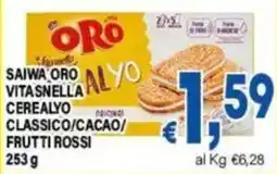 DEM Saiwa Oro Cerealyo Classico offerta