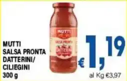 DEM Mutti salsa pronta datterini/ciliegini offerta