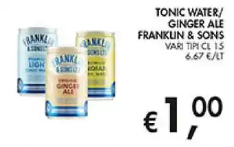 Tonic Water/Ginger Ale Frankun & Sons