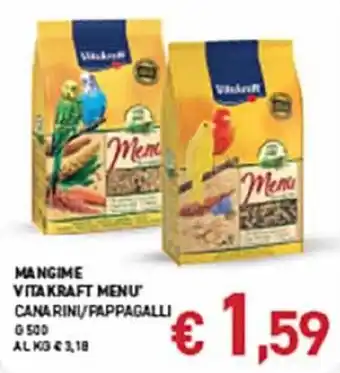 VitaKraft Menu Canarini/Pappagalli