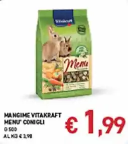 Coal Mangime Vitakraft Menu' Conigli offerta