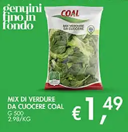 Coal Mix di verdure da cuocere Coal offerta