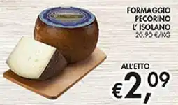Coal Formaggio pecorino l'isolano offerta