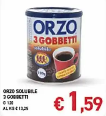 Orzo solubile 3 gobbetti