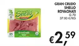 Coal Gran Crudo Snello Rovagnati offerta