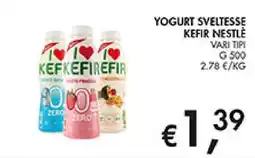 Coal Yogurt sveltesse kefir Nestlé offerta