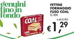 Coal Fettine di formaggio fuso Coal offerta