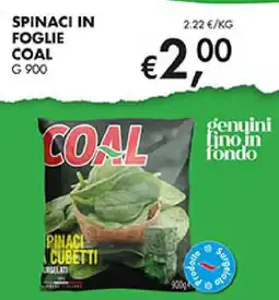 Coal Spinaci in foglie Coal offerta
